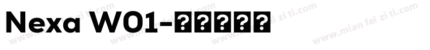 Nexa W01字体转换